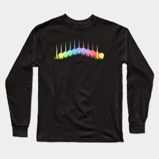 Trylon and Perisphere Rainbow Long Sleeve T-Shirt